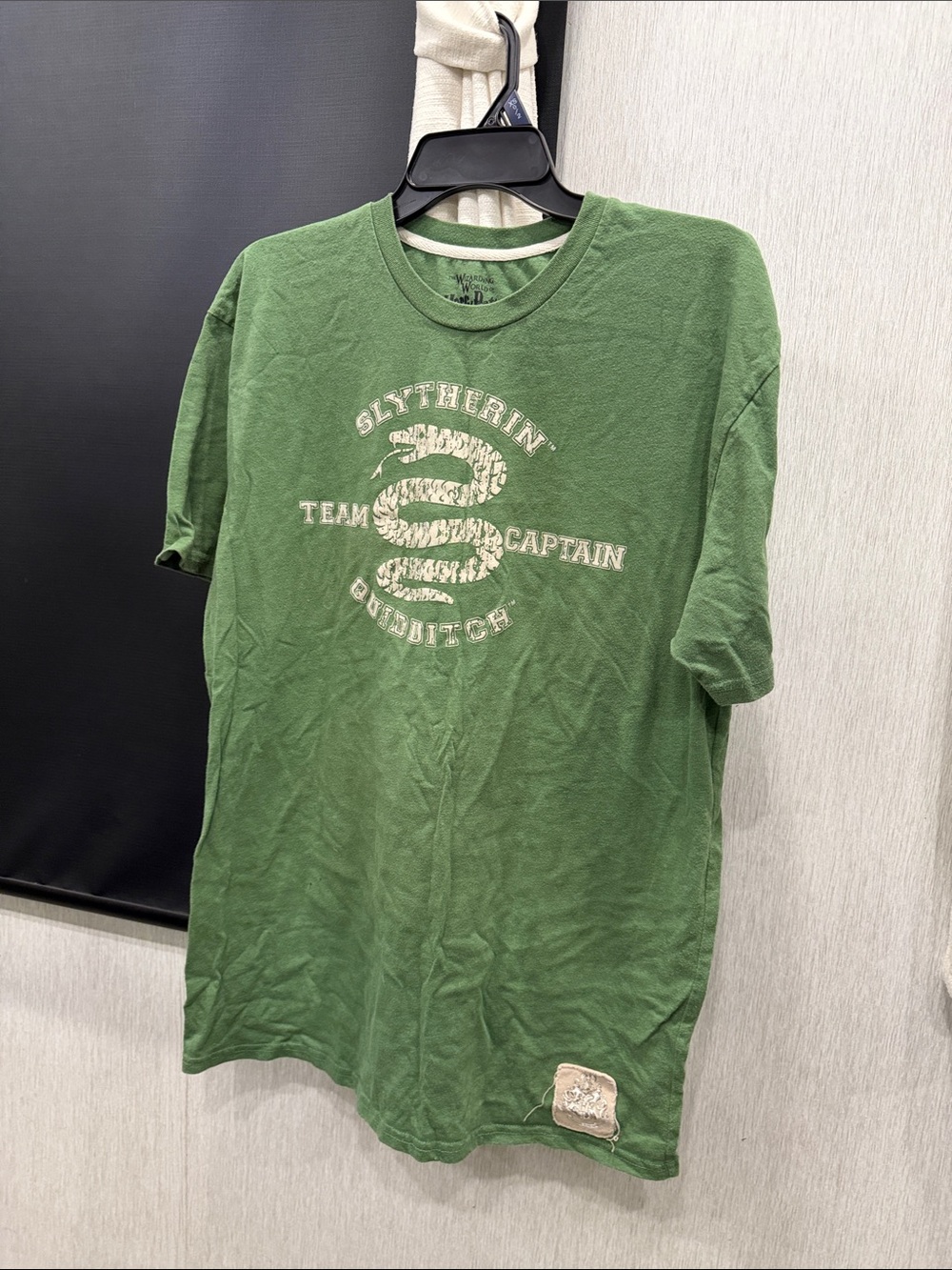 Green Slytherin Team Captain Graphic Short Sleeve Tee